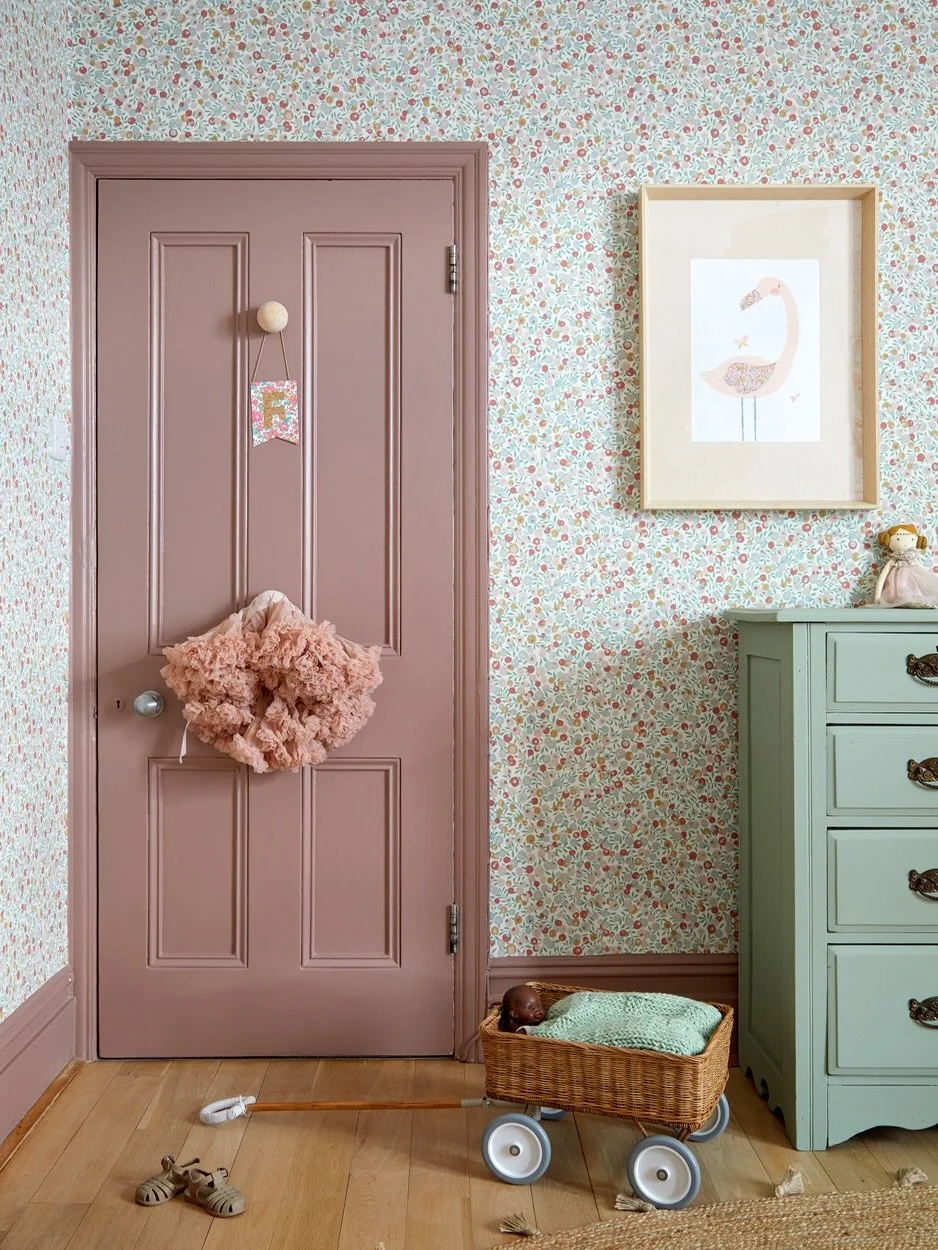 I would love a tutu like this and the bedroom to match!! This nursery is super cute and the Liberty print wallpaper wouldn&rsquo;t look out of place in any room in the house. Little F was a a little baby when we completed this room. We came back a co