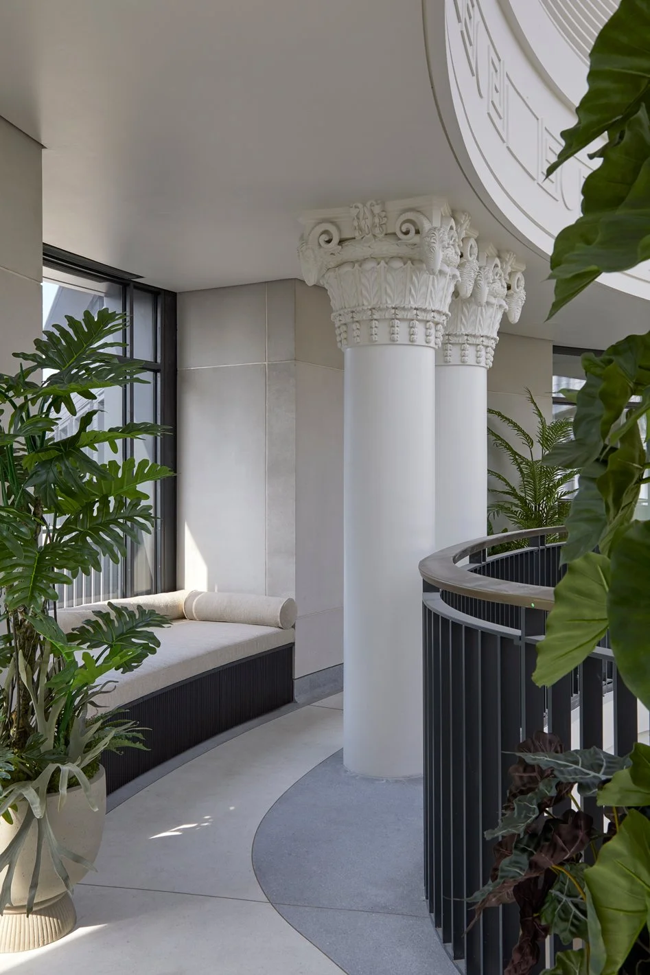 the winter garden at the whiteley