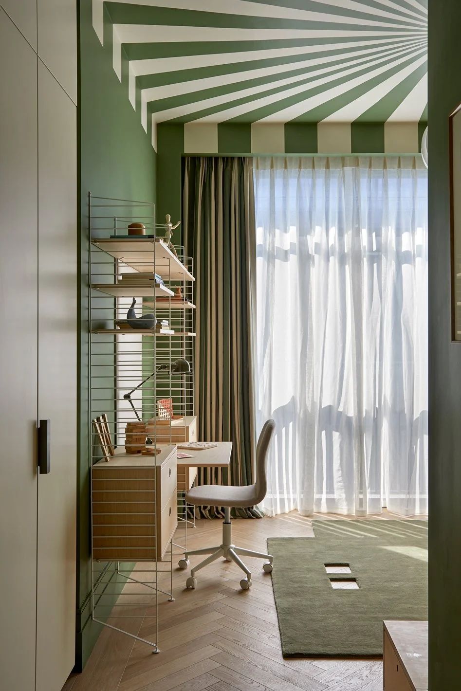 the kids bedroom at the whiteley by born and bred studio