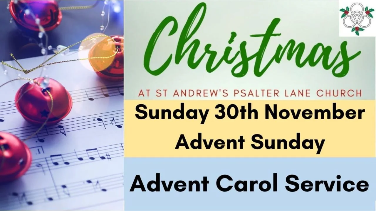 Advent Carol Service, 10.30 am on Sunday 30th November