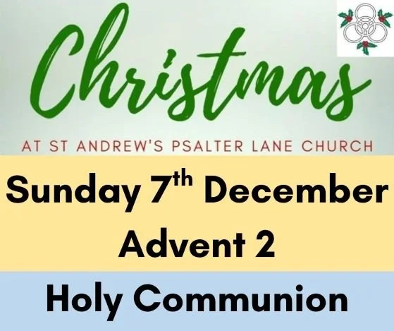 Holy Communion, 10.30 am on Sunday 7th December