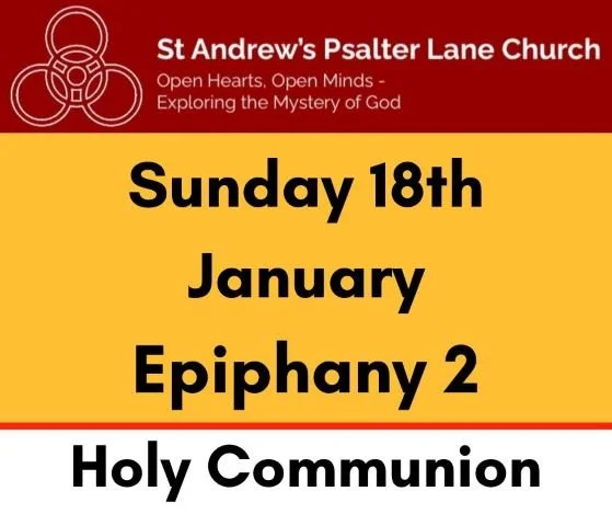 Holy Communion, Sunday 18th January