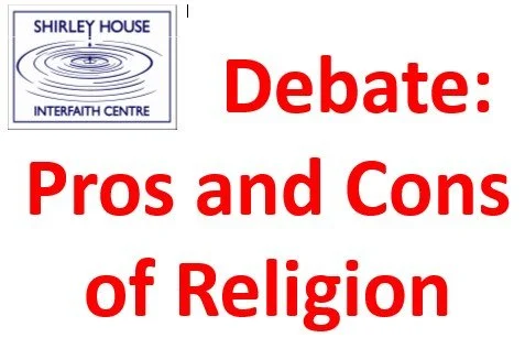 Interfaith debate, Monday 23rd February