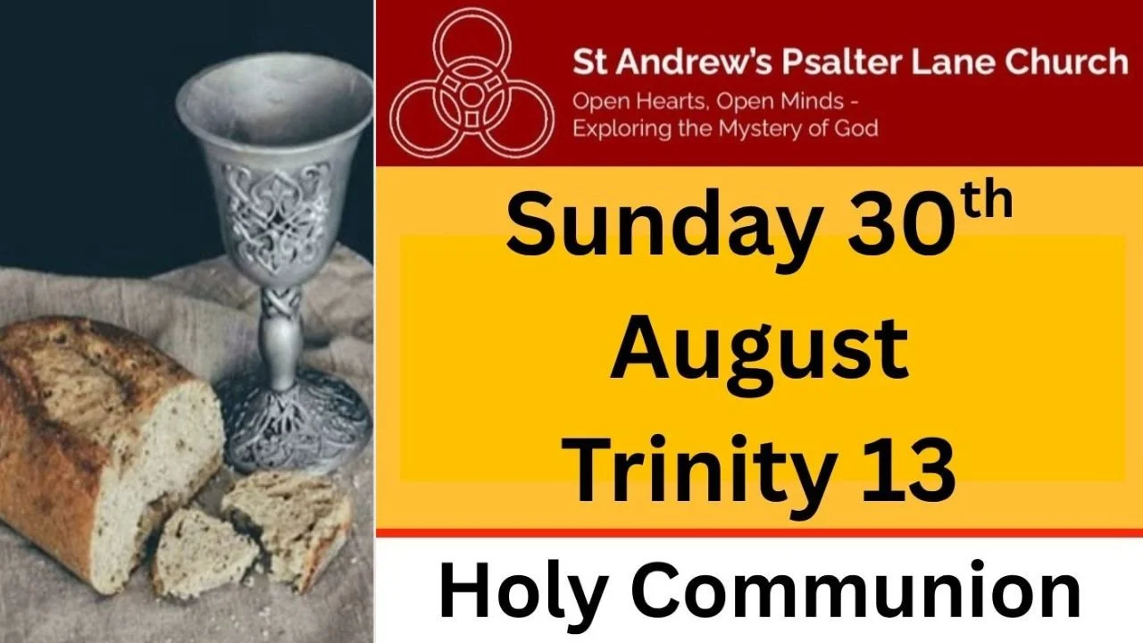Holy Communion, Sunday 30th August