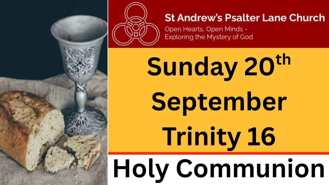 Holy Communion, Sunday 20th September