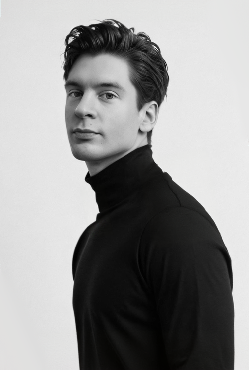 Anthony Mambré, portrait en noir et blanc