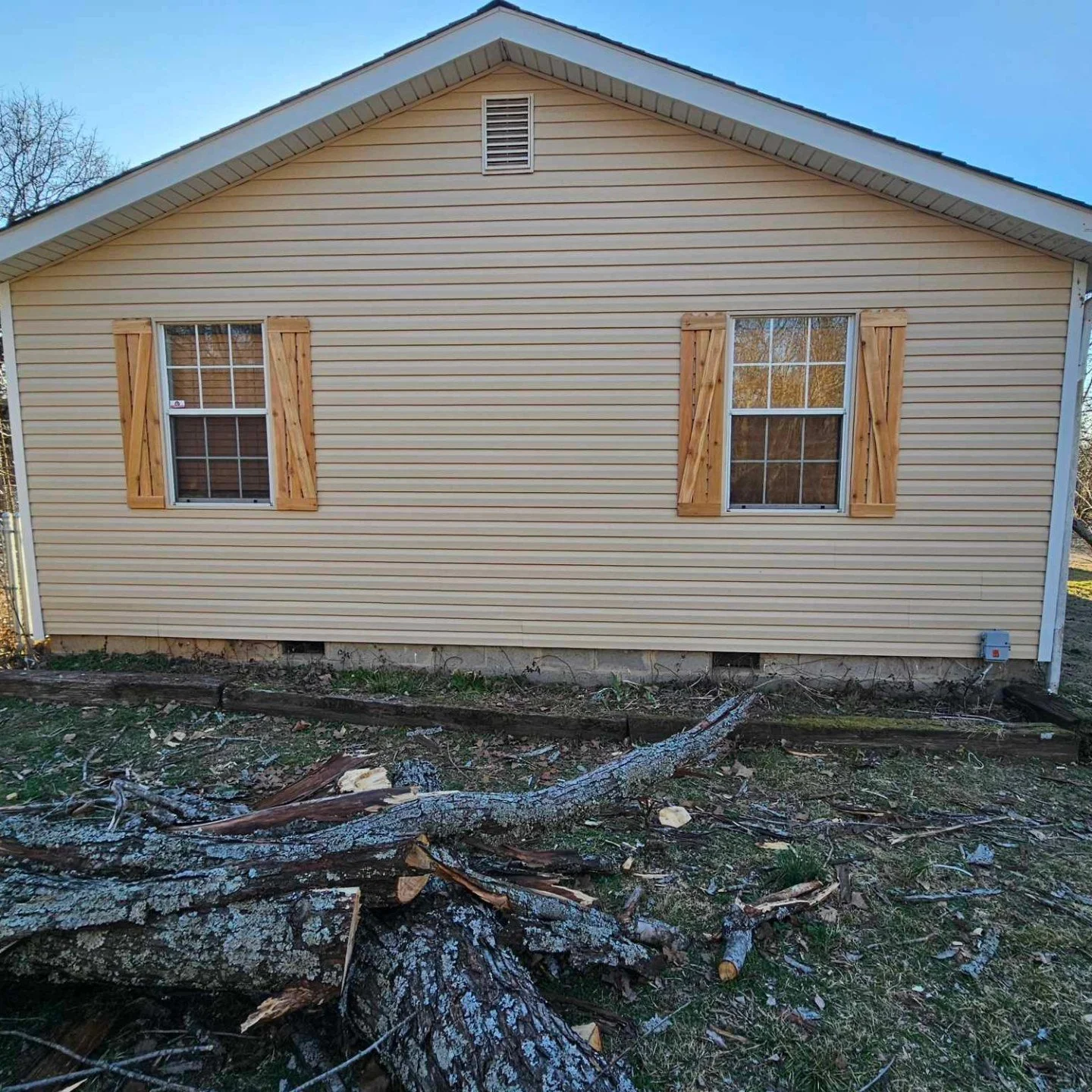 Tahlequah Home - After Pic 2 - Custom Shutters