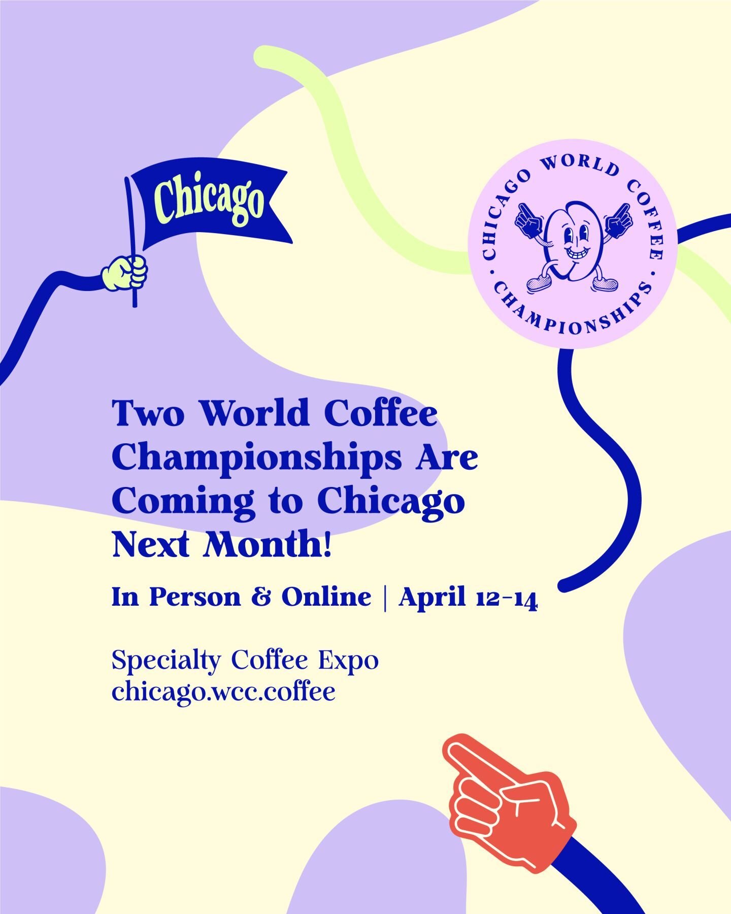 Get excited, the World Coffee Championships are coming to Specialty Coffee Expo next month, with more than 70 national competitors and champions expected to participate in the World Brewers Cup &amp; World Cup Tasters Championships. Cheer along in pe
