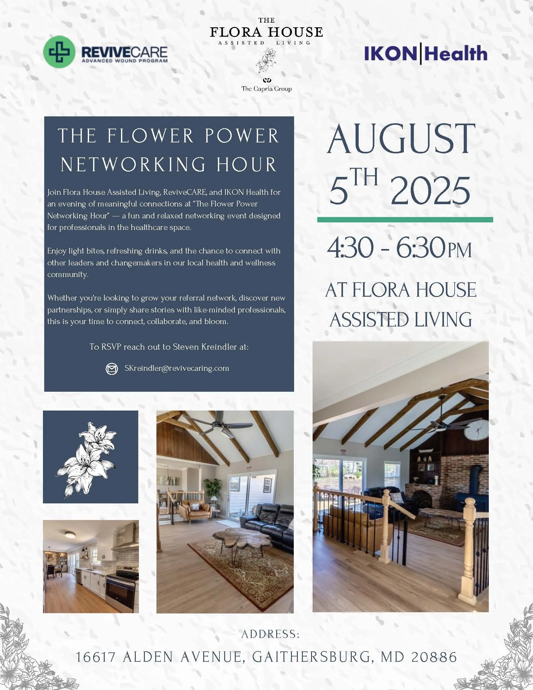 The Flower Power Networking Event