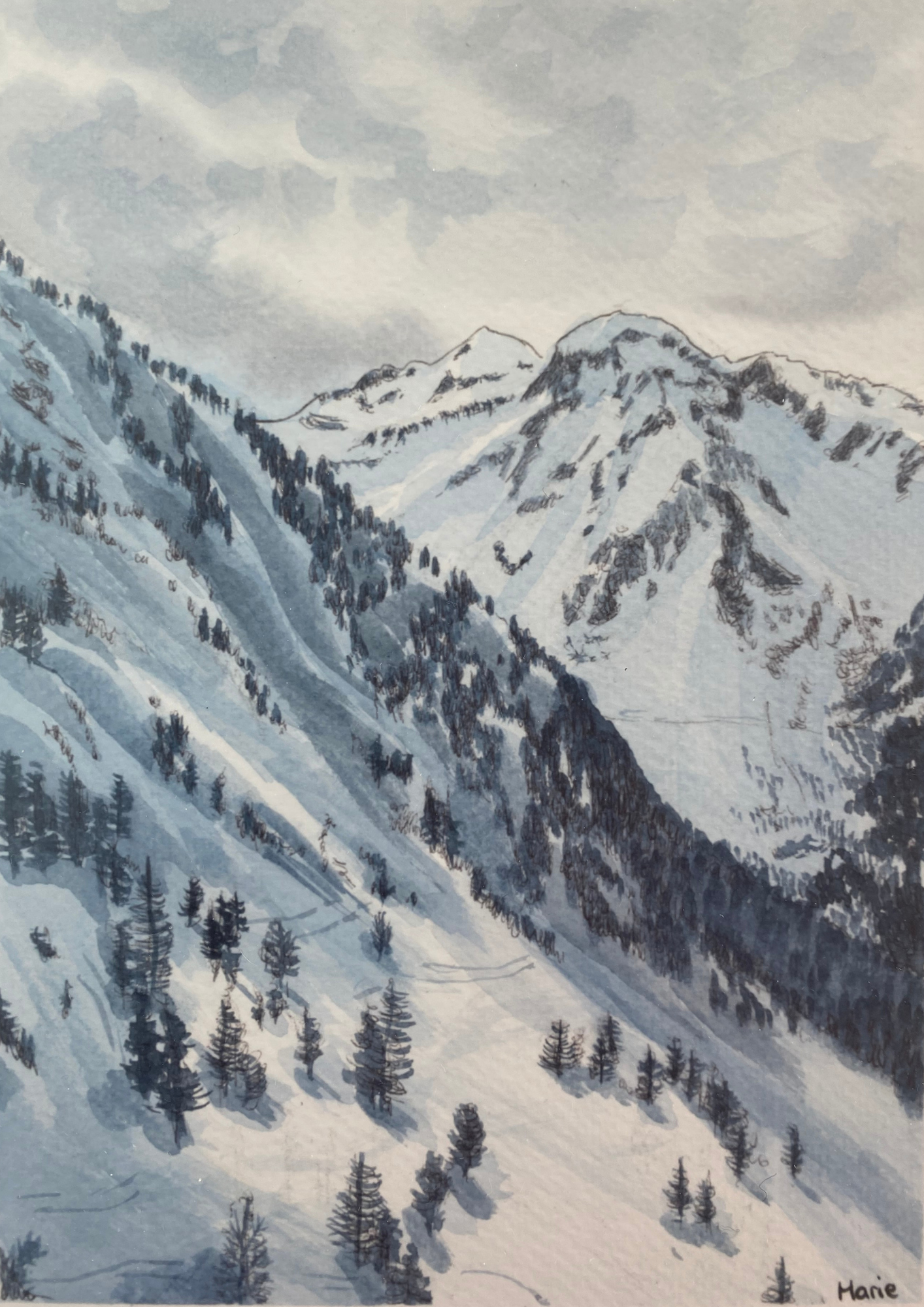 Vernissage de l'exposition "À mes montagnes — Marie Reynard"