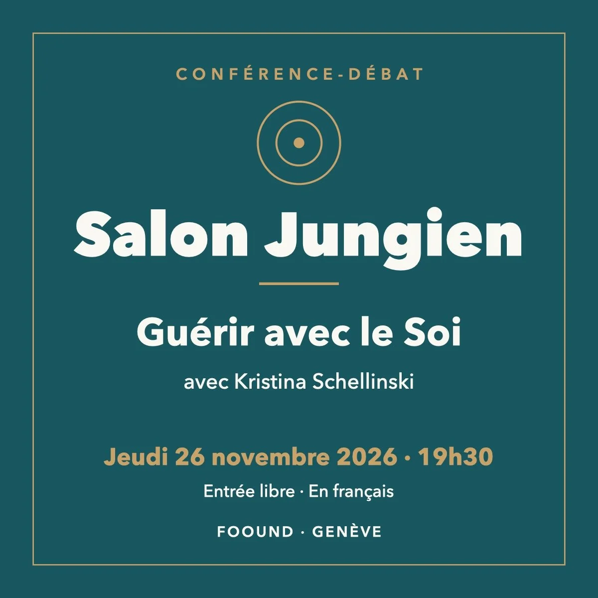 Salon Jungien : Guérir avec le Soi, avec Kristina Schellinski