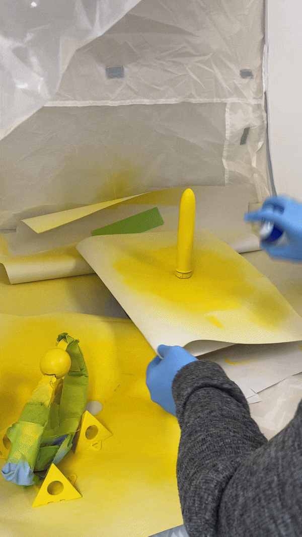 Spray painting parody No Shame adult toy packaging – dildo and ball gag (Copy) (Copy)
