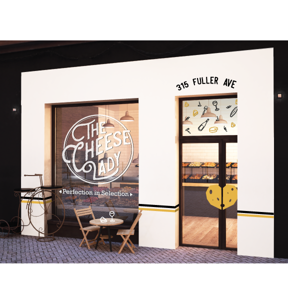 Store front for the Cheeselady
