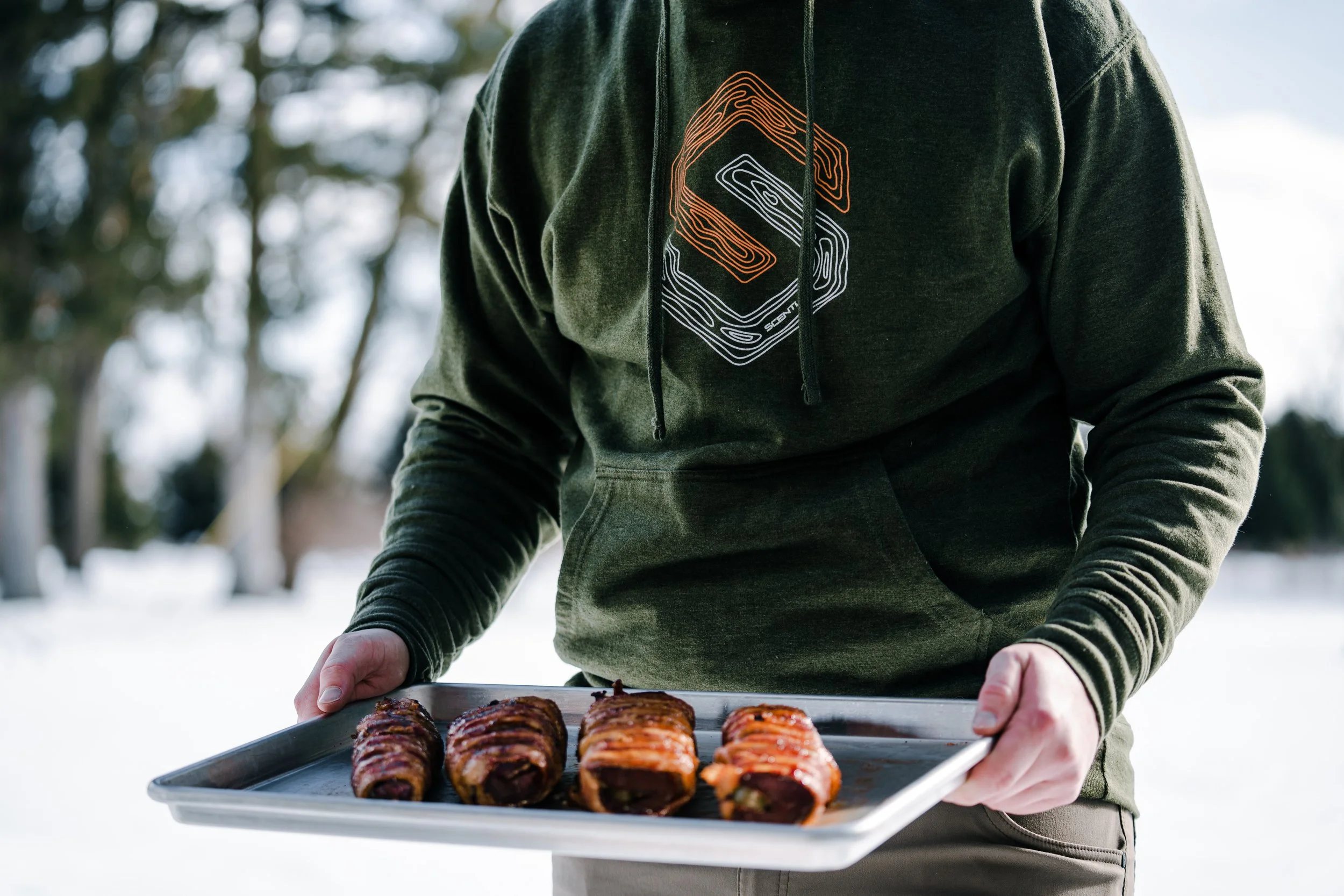 Photo provided by Scentlok of a Logo tee designed by Megan Mulkern