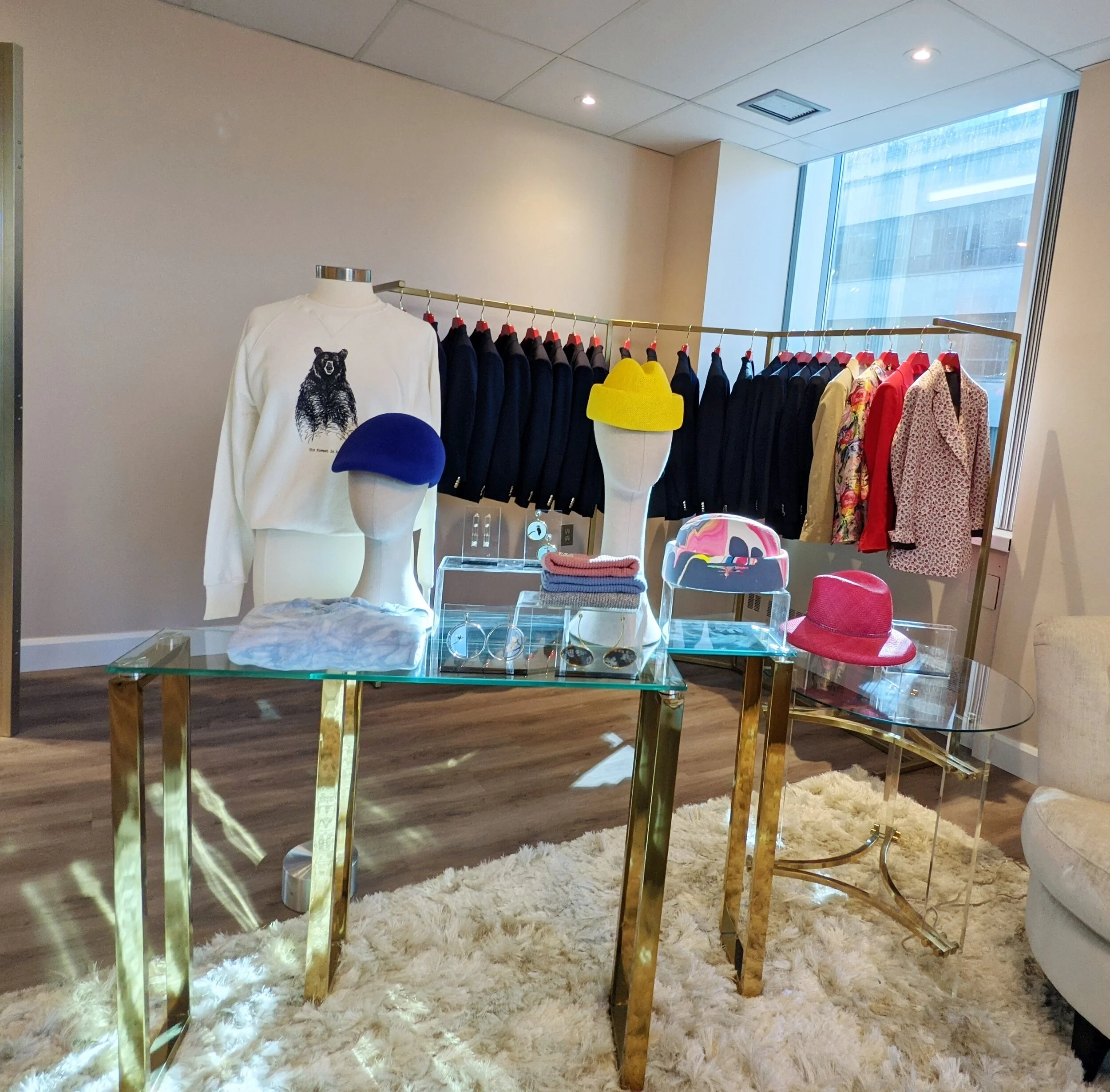 CTV Your Morning style segment set up by Dapper Style Mint at Sewt studios in Toronto