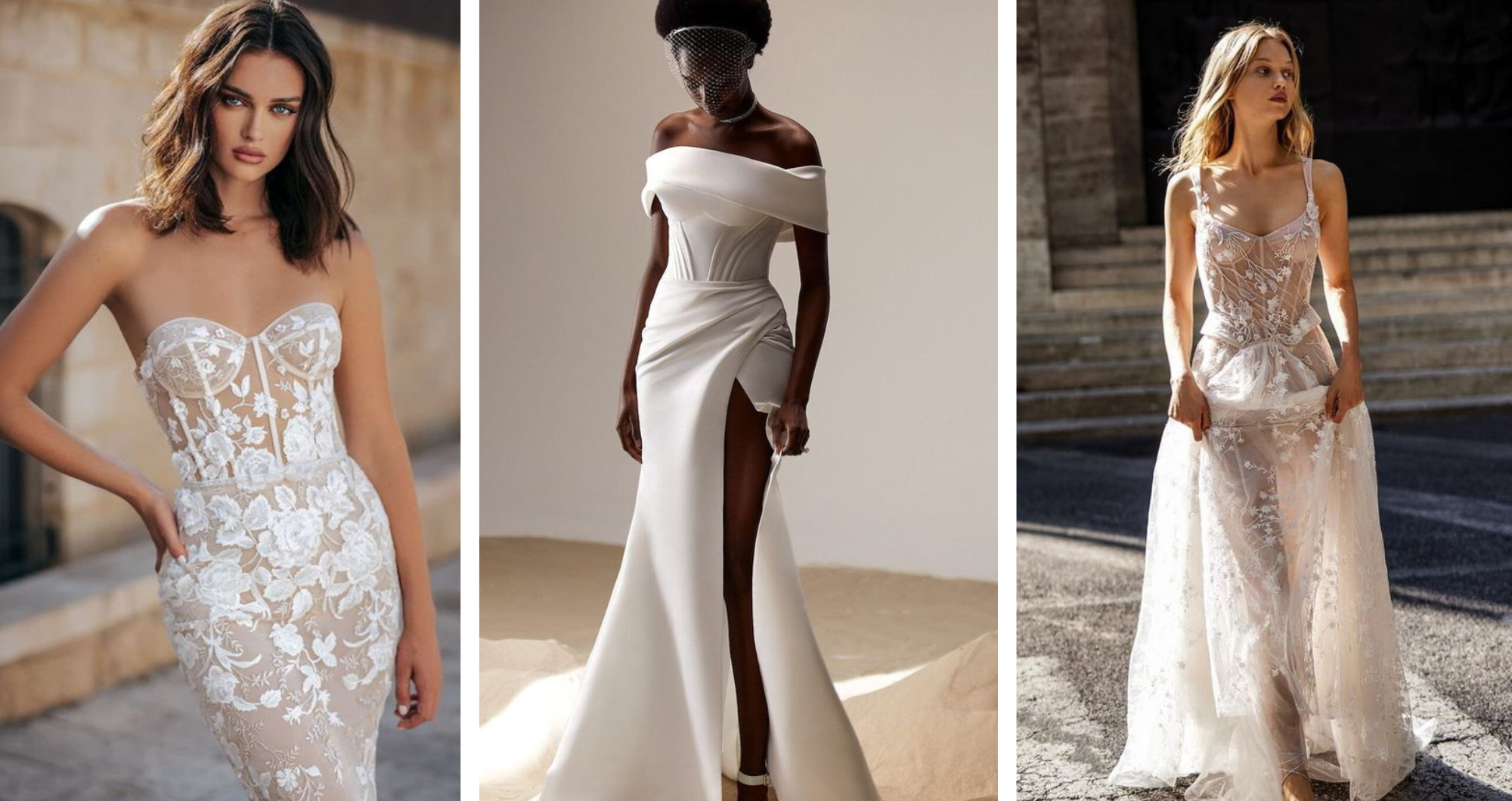 Corset, Corser wedding dress, wedding dress, 2022, fall wedding dress, Bodice dress, Berta Montefiore, Milla Nova “It Begins” , Liz Martinez “Bella Donna”