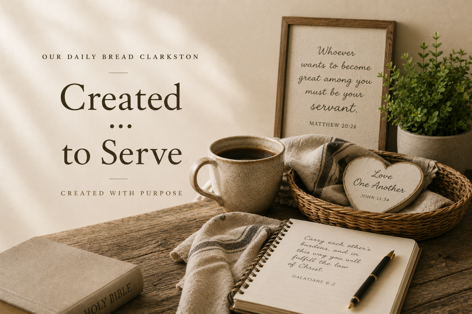 Created to Serve
