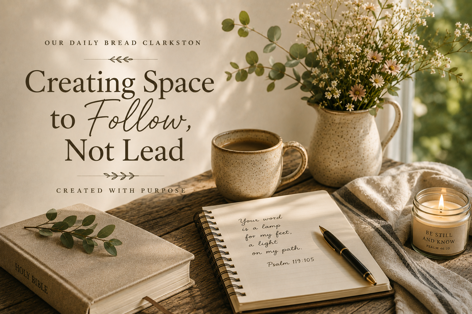 Creating Space To Follow, Not Lead