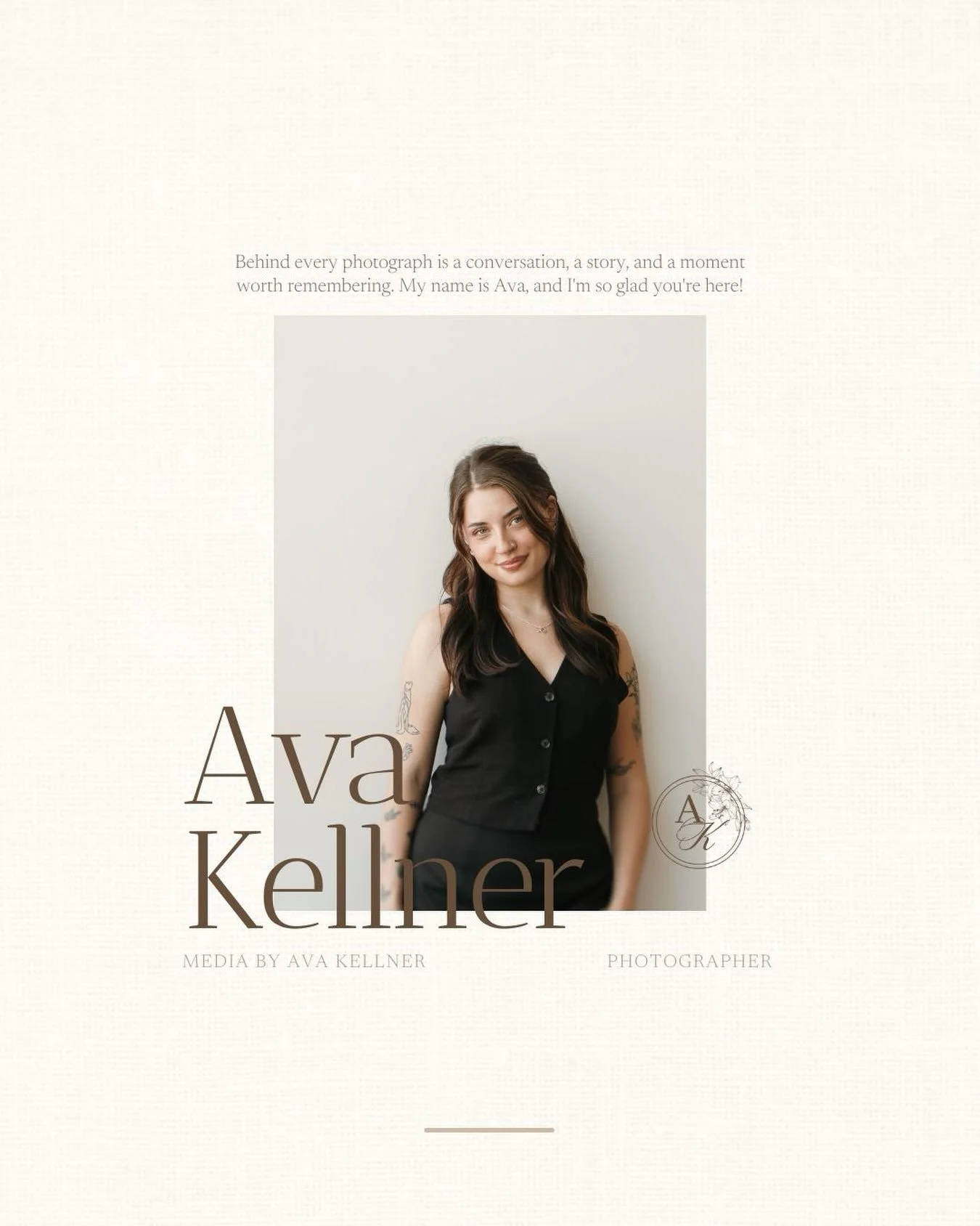 Now that we&rsquo;ve gotten the hard part out of the way&hellip; I guess it&rsquo;s time to reintroduce myself!

Hi, I&rsquo;m Ava Kellner Pence! 

I&rsquo;m a photographer from Memphis, Tennessee, and I&rsquo;ve spent the last few years telling stor