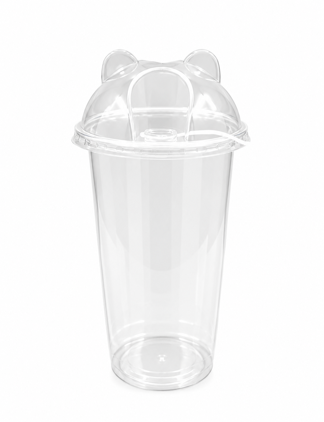 Clear PP Panda Dome Lids (90mm)