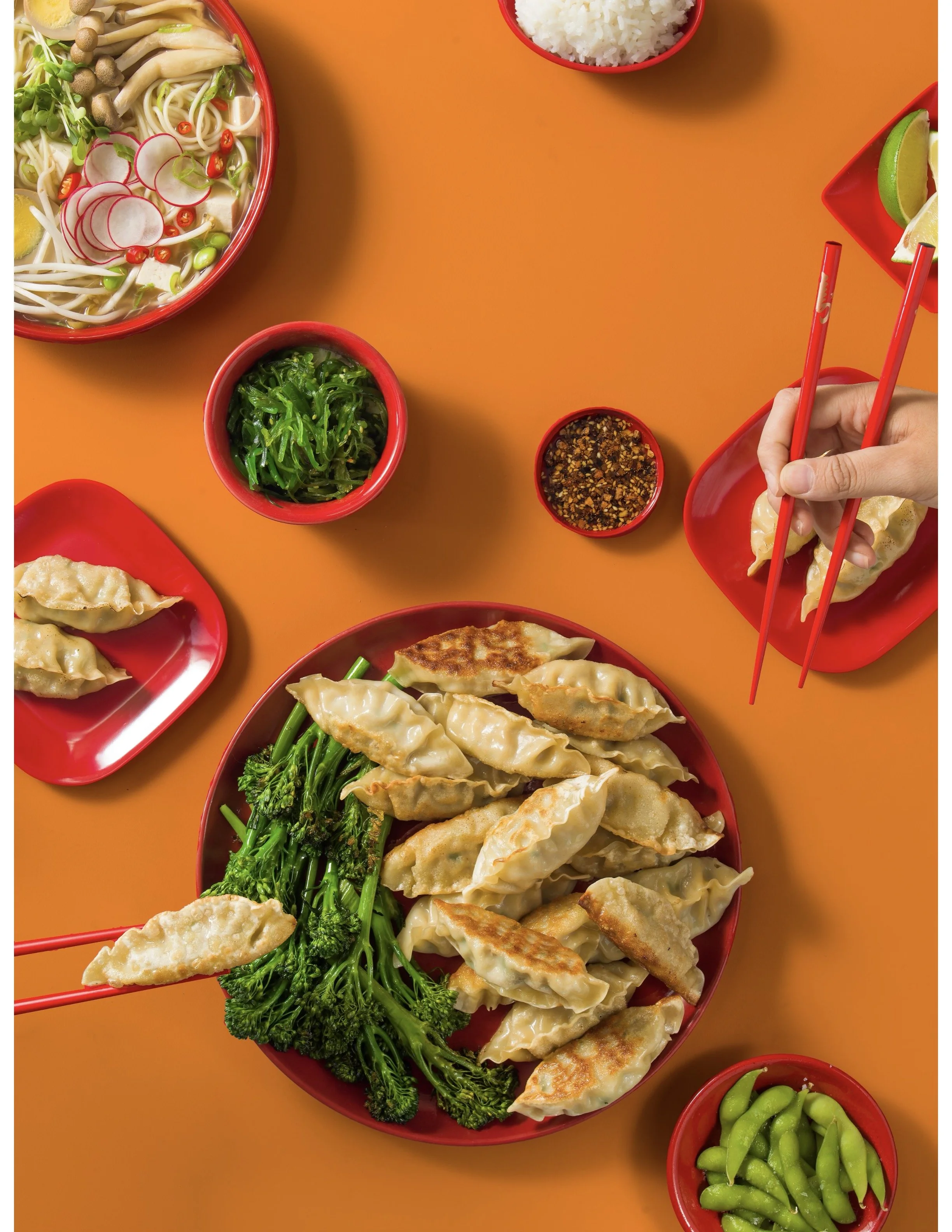 Shot by Mitchell Petersen 
Food styling by Ashley Tragaz
Prop styling Sandra de la torre