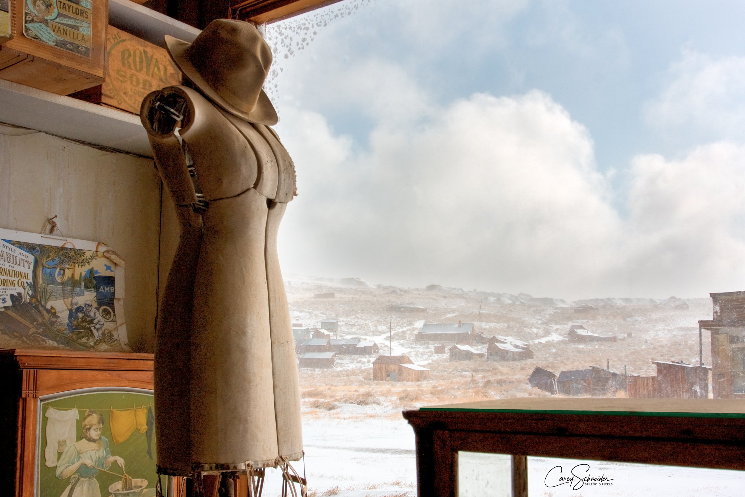 "BODIE MERCANTILE WINDOW"