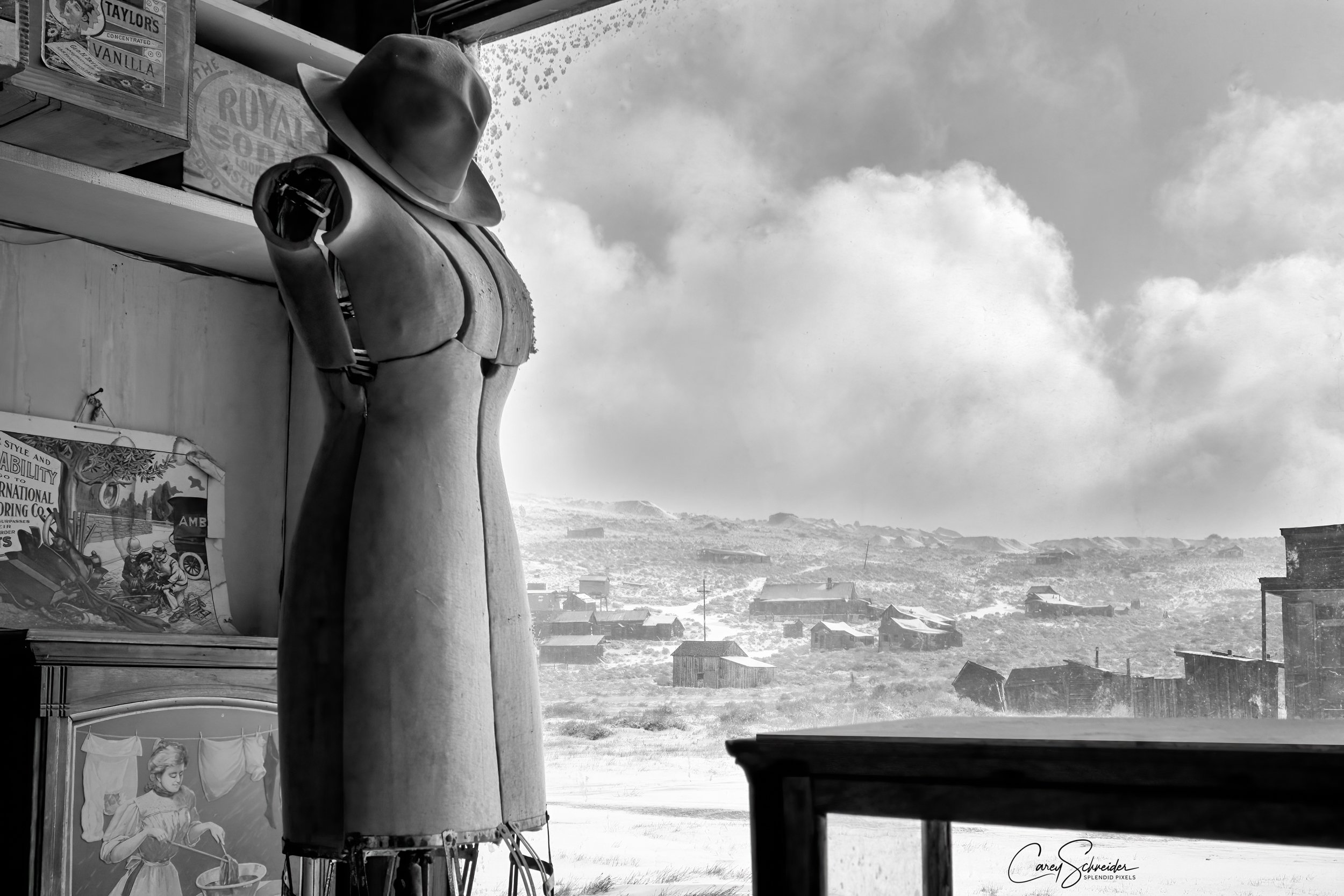 "BODIE MERCANTILE WINDOW"