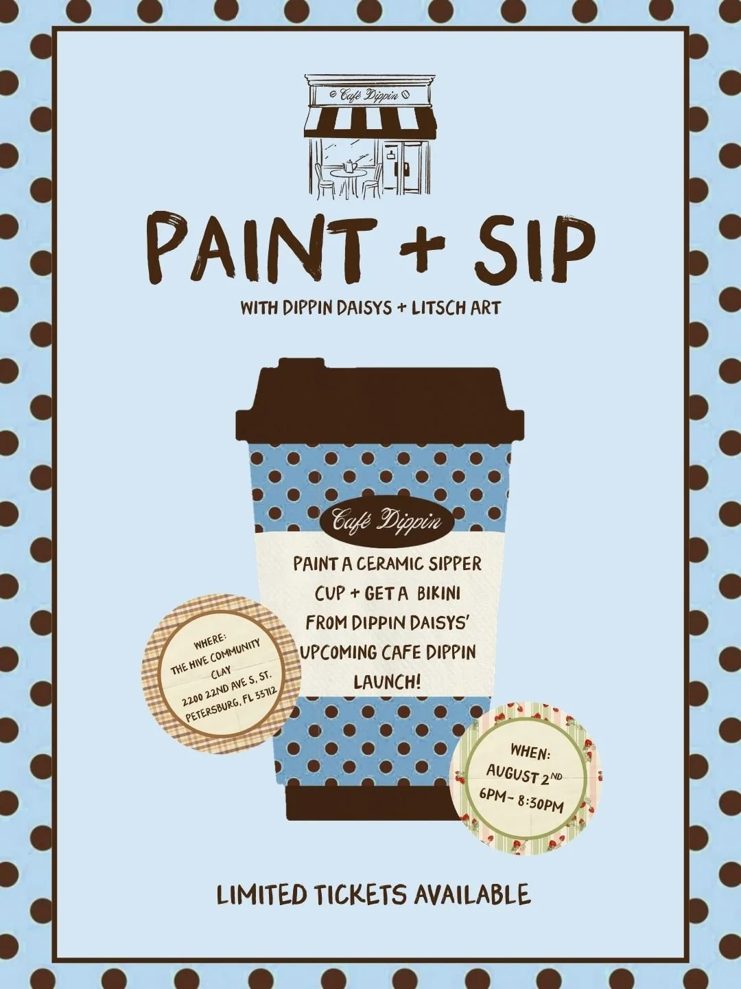 Paint and Sip with Dippin Daisys