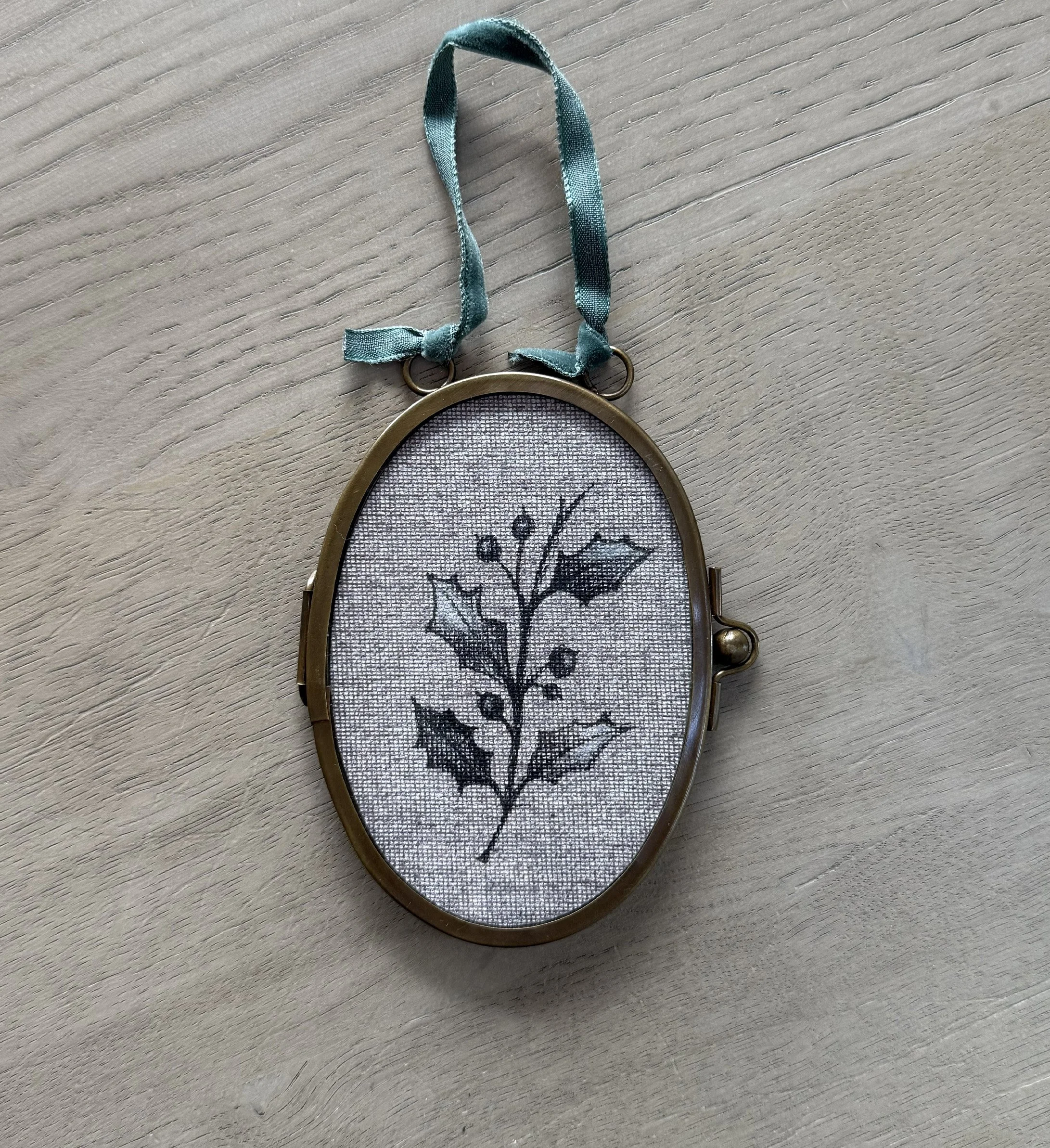 Vintage Glass Frame Ornament 3