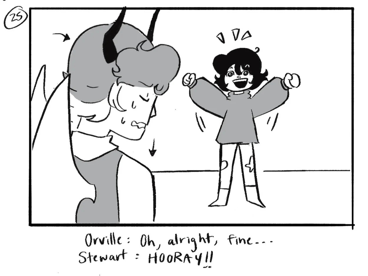 Hell Child: Goat Scene Storyboards