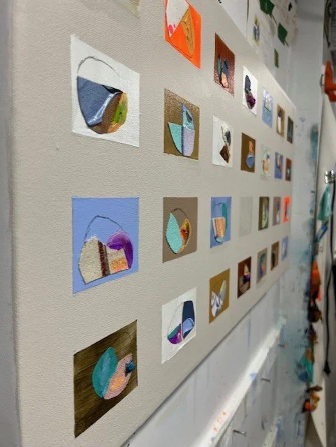 Inner fragments close up