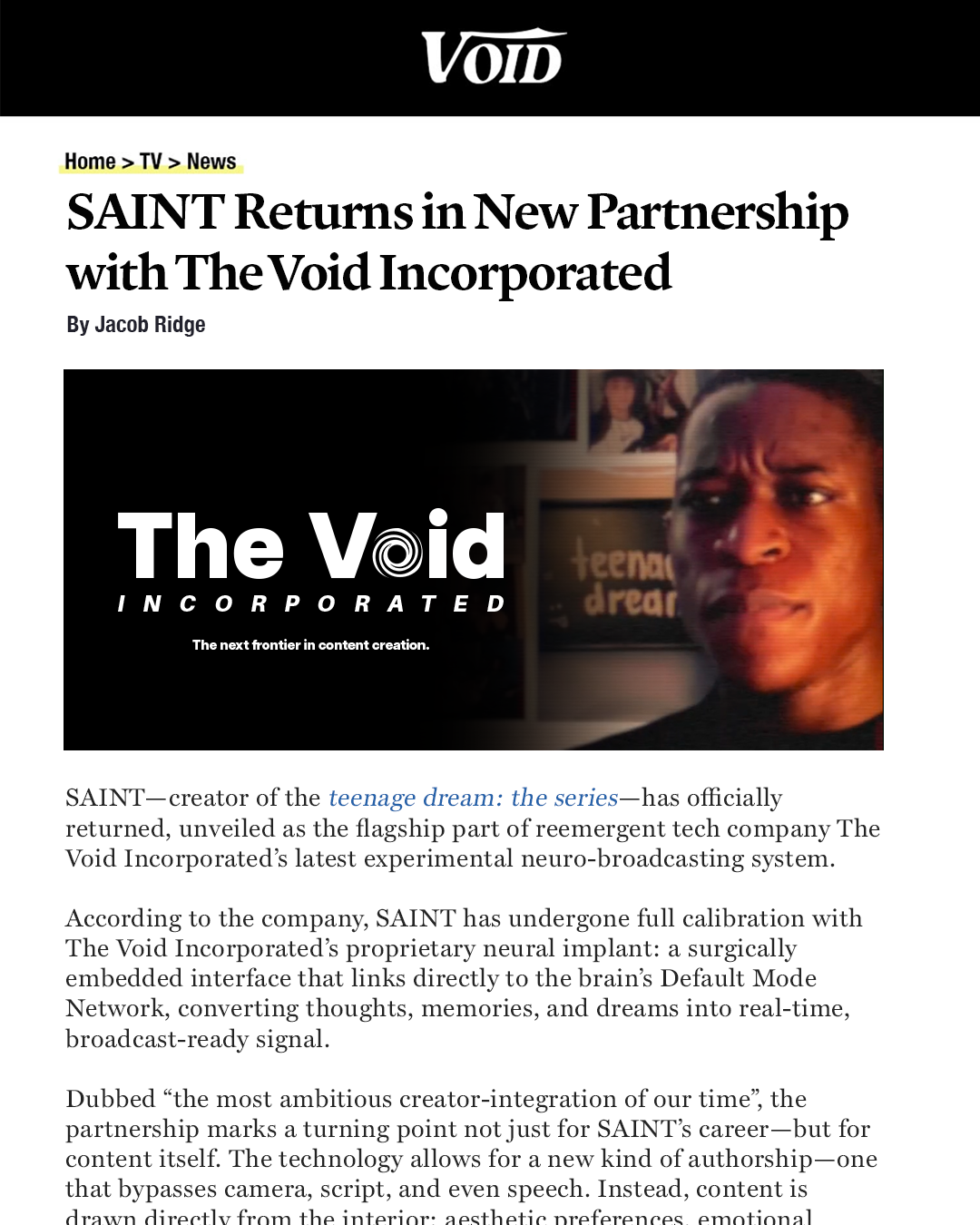 The Void Incorporated (2025)