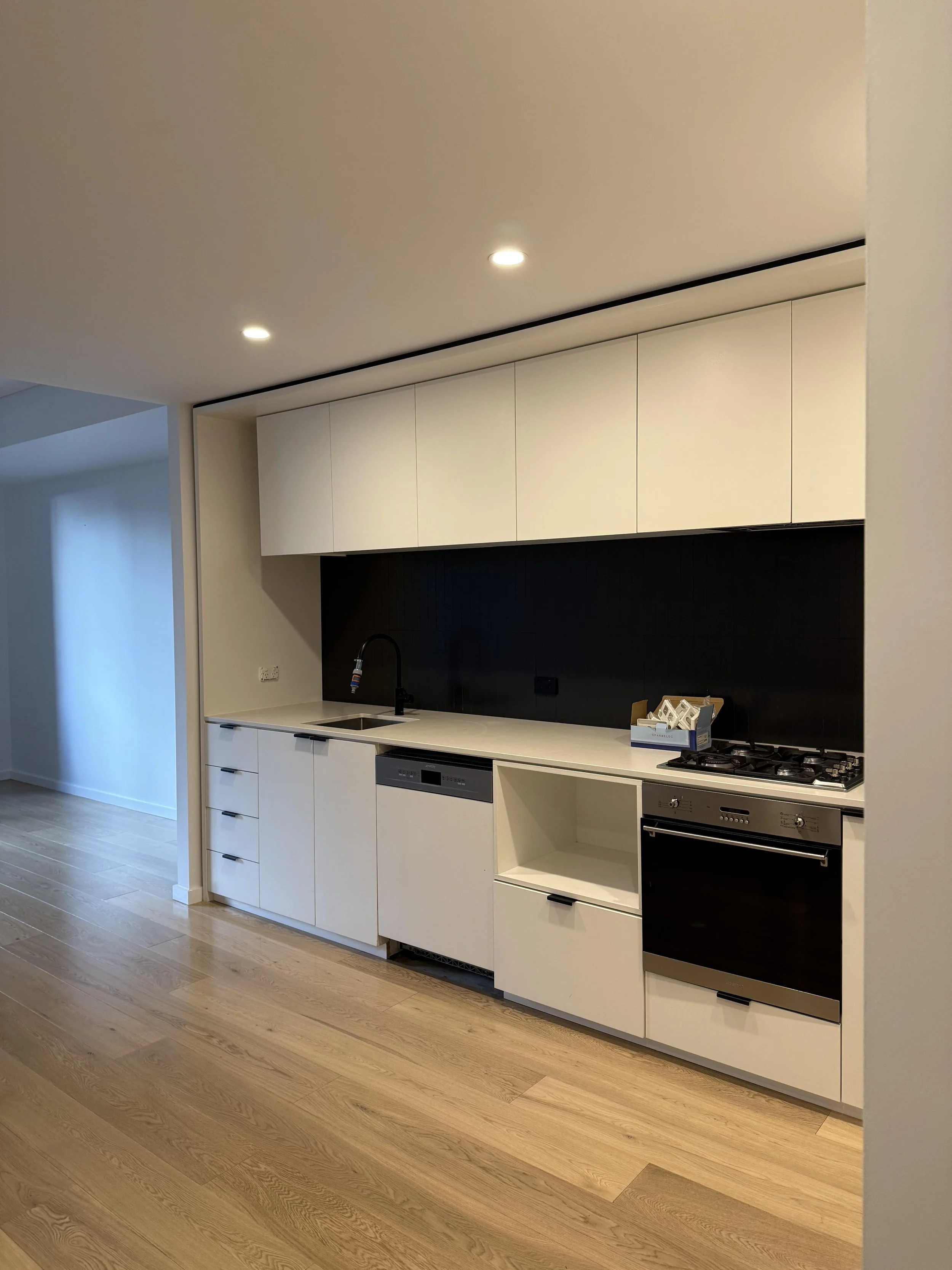 End of construction clean showing a professionally cleaned commercial space ready for handover in Sydney