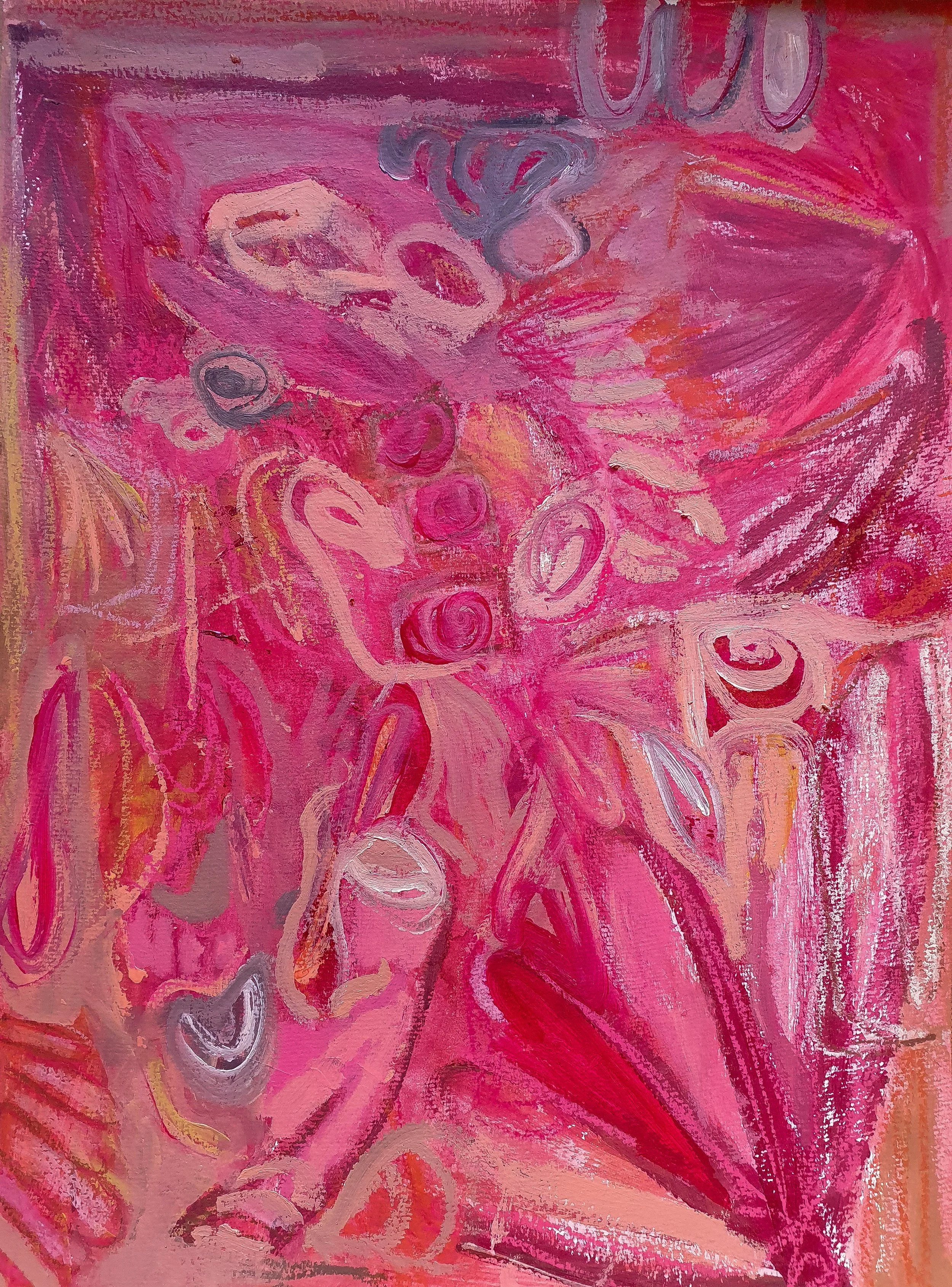 Kqmoucha I | 43x36 | acrylic and pastel on paper | not available