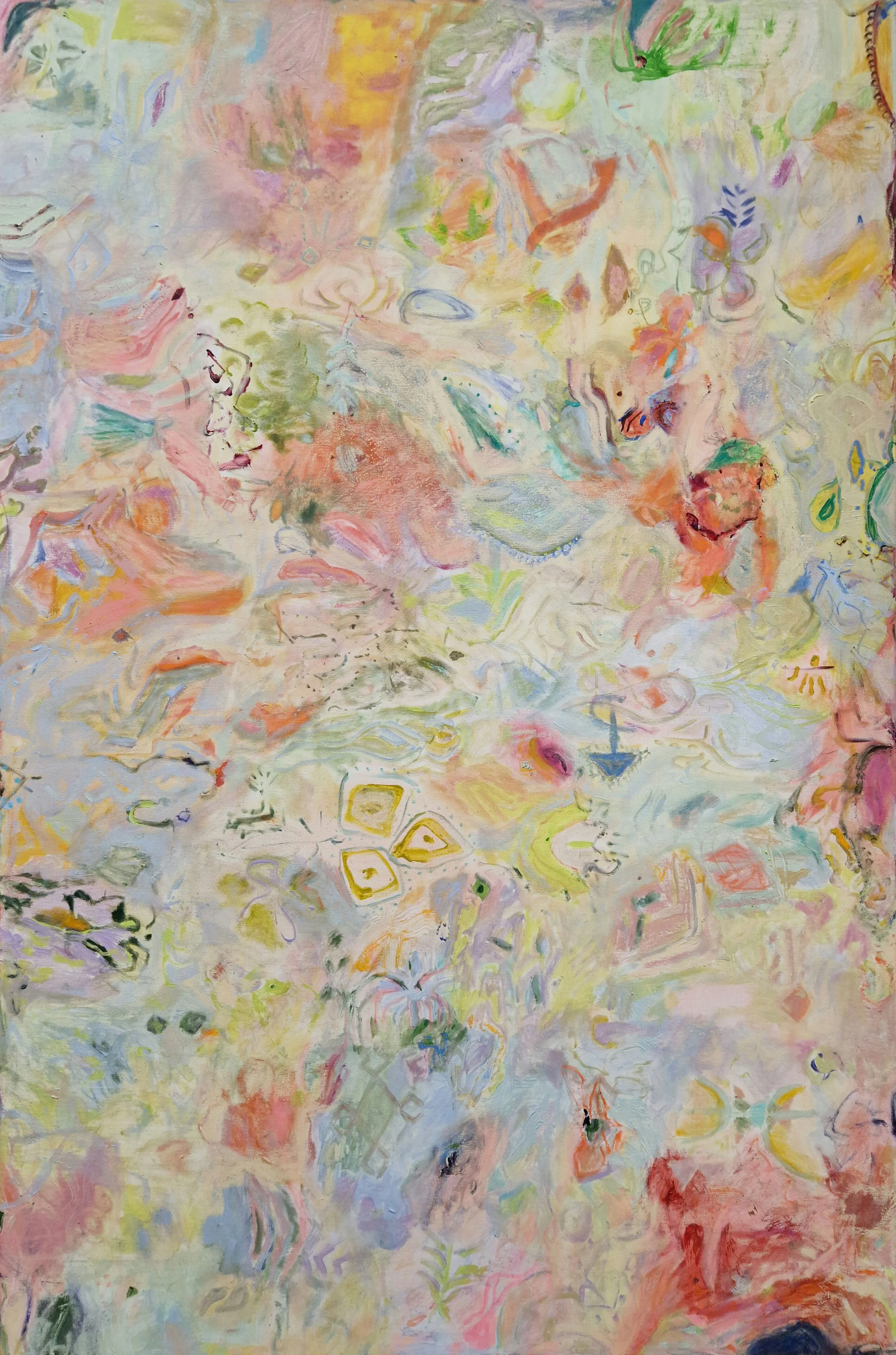 Doha | 150x100 cm | acrylic and pastel on canvas | sold