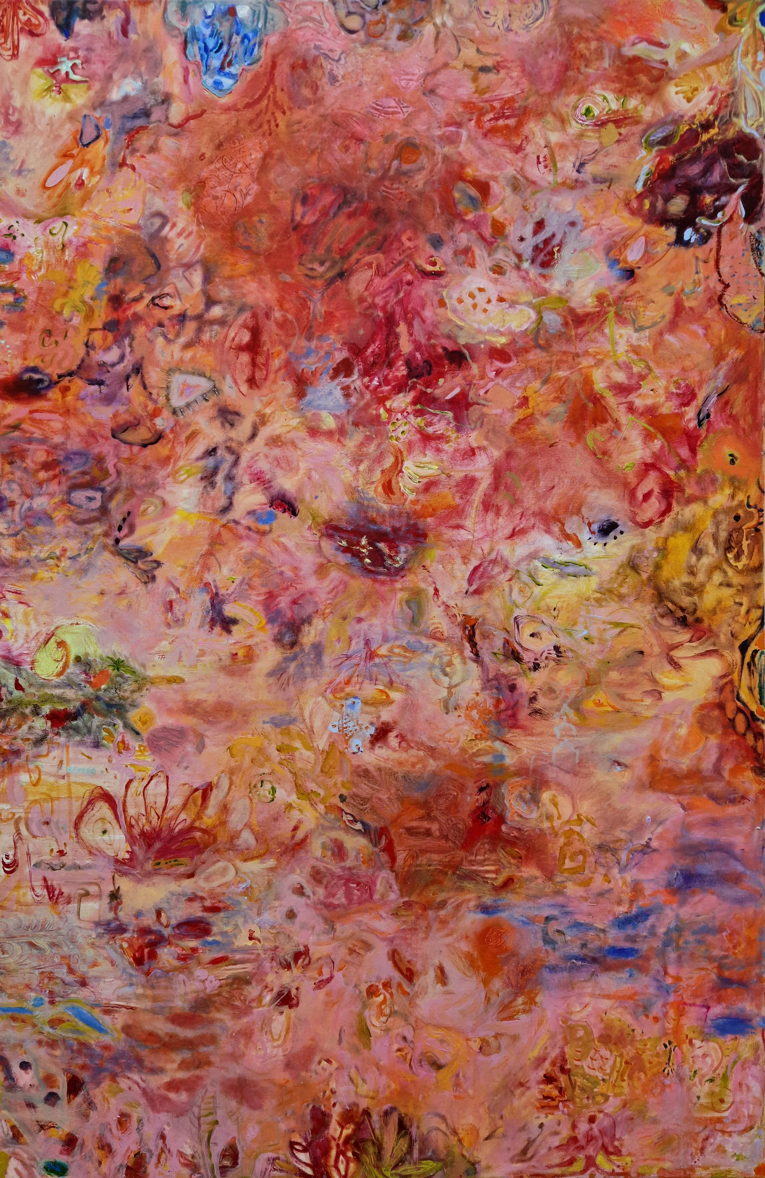 Bled | 150 x 100 cm | acrylic and pastel on canvas | available