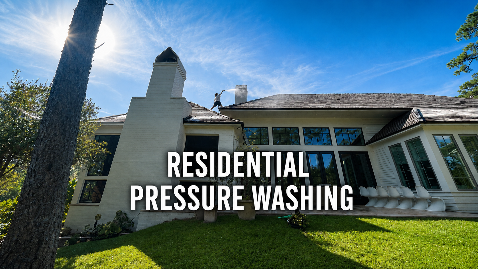 residential pressure washing service