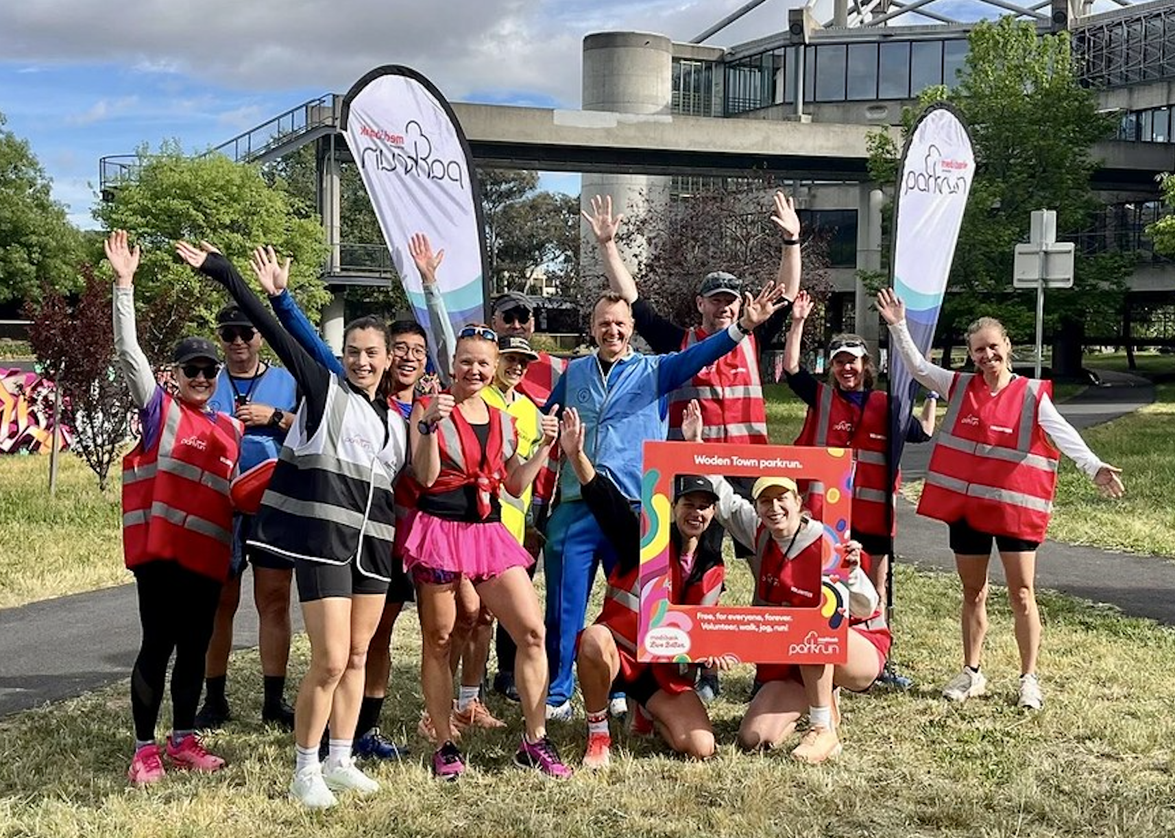 R4R Woden Town parkrun Volunteer Takeover