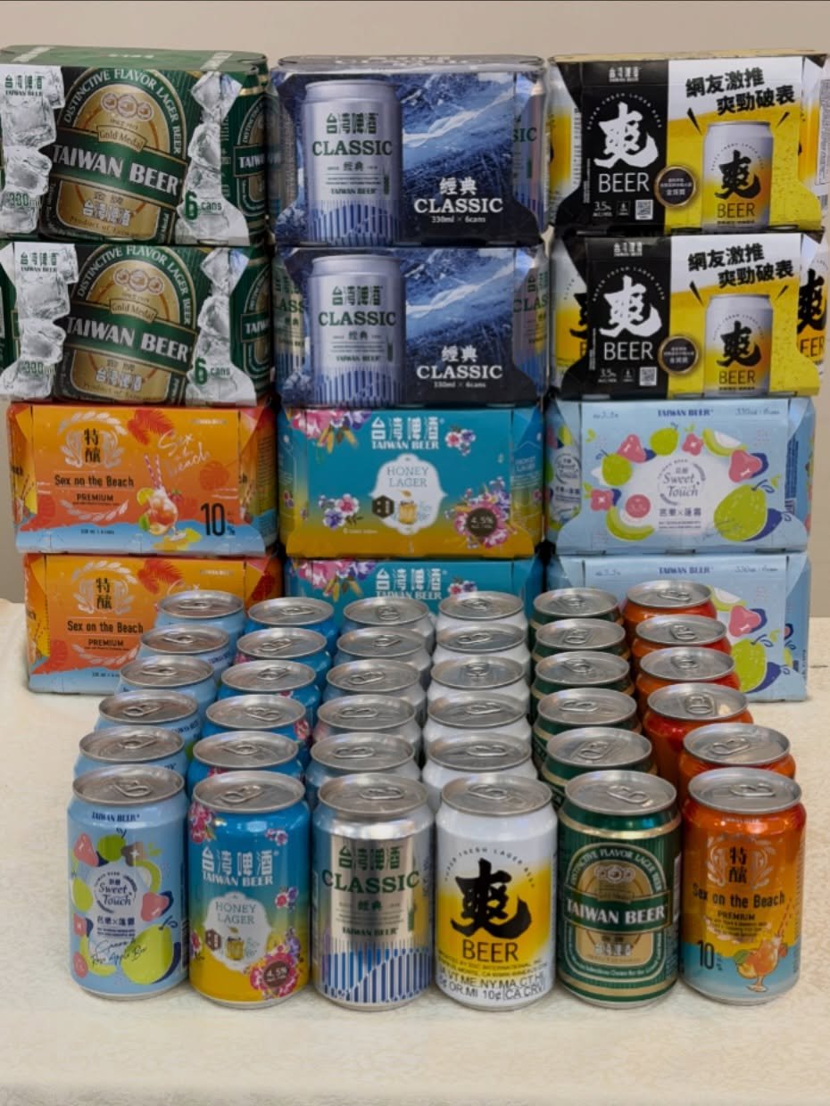 🍺 @taiwanbeer.official 
Have you tried them all？
Which is your favorite？
Which would you try first？