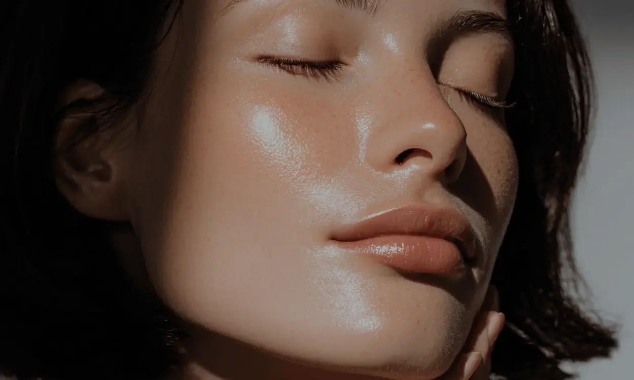 Restylane lip filler on a woman