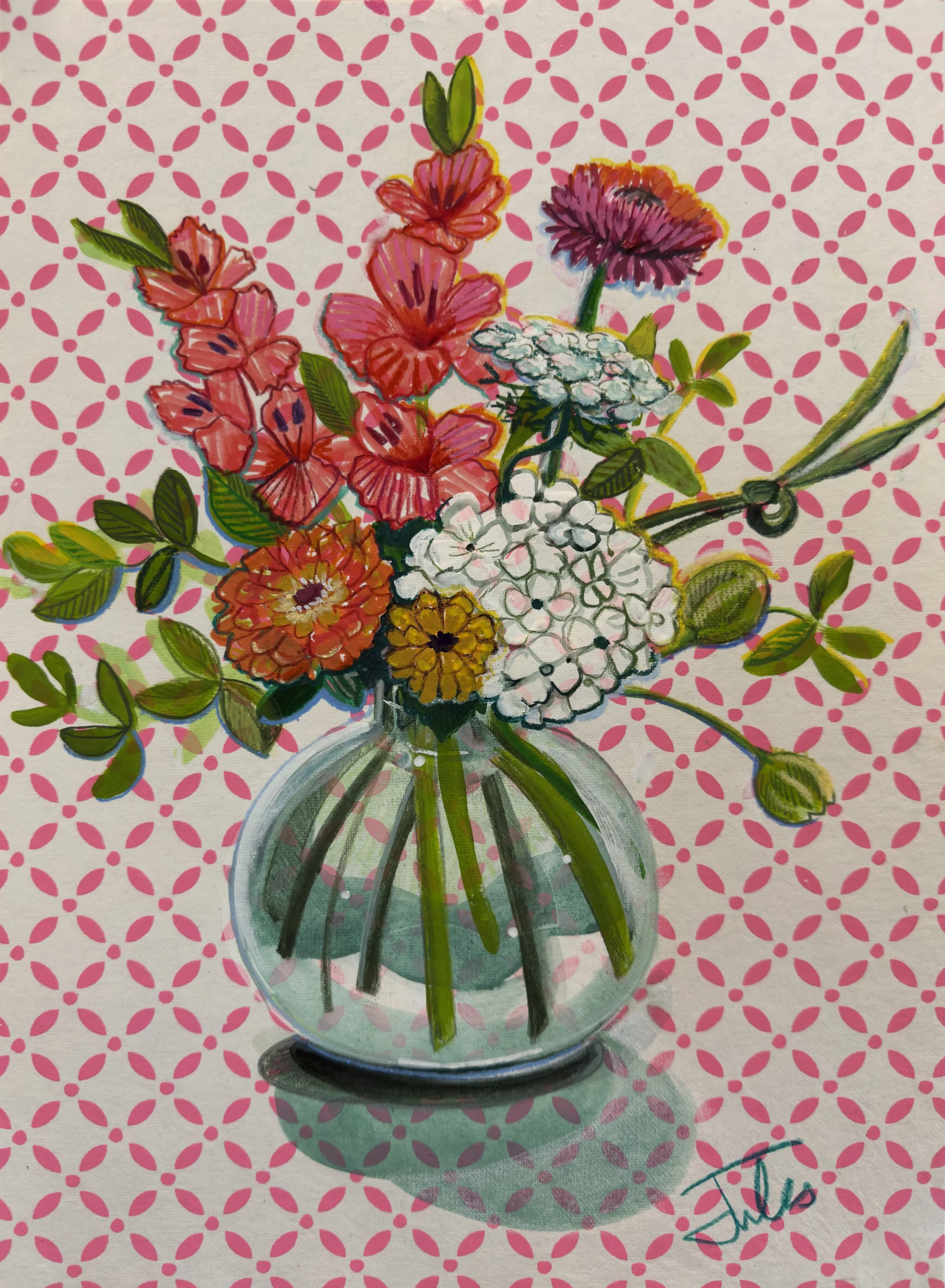 Where the Flowers Lead: HAFNER FLORIST ARRANGEMENT # 15, VERSION 3 by Jules Webster