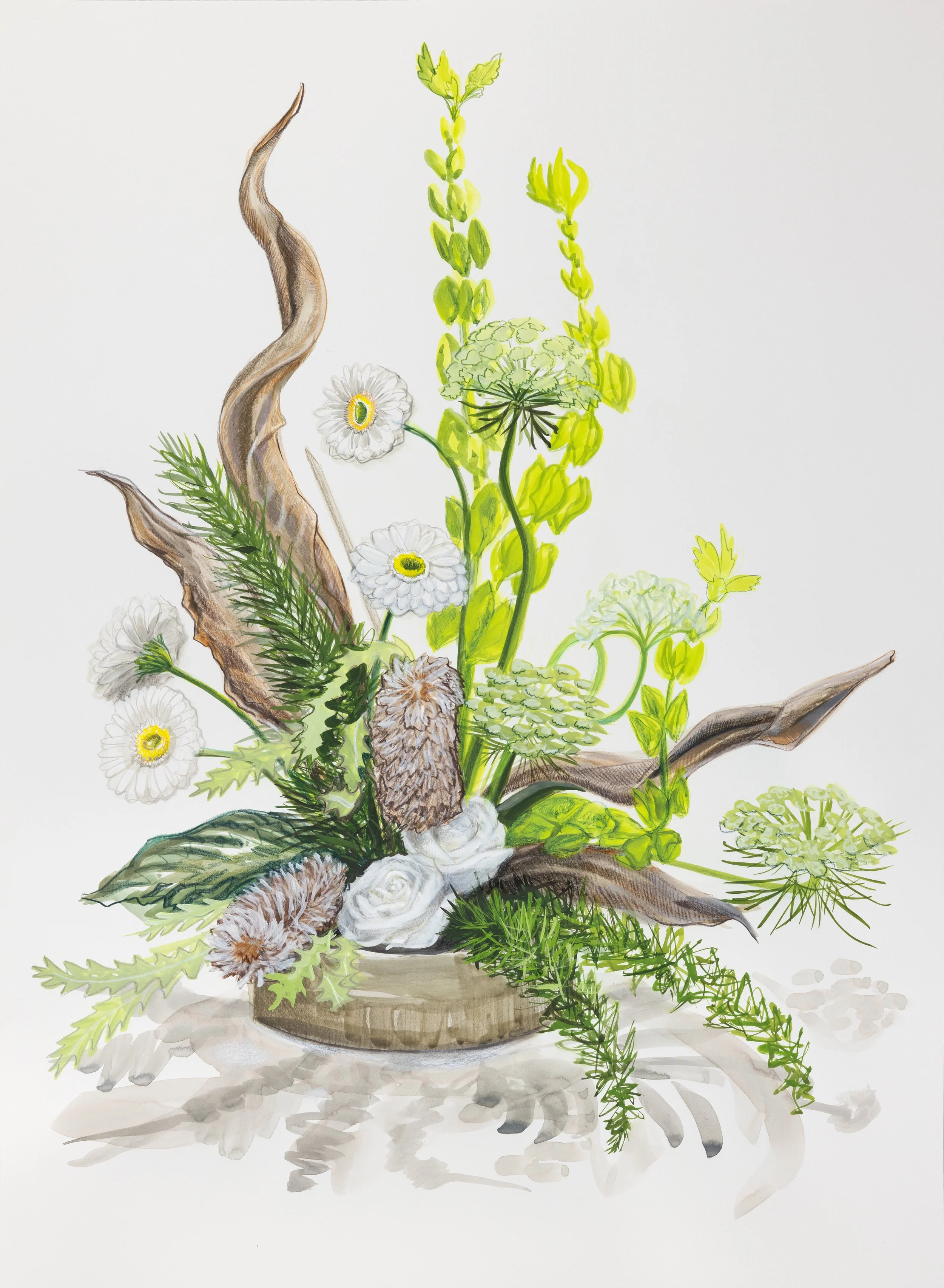 Where the Flowers Lead: HAFNER FLORIST ARRANGEMENT # 10, VERSION 2 by Jules Webster