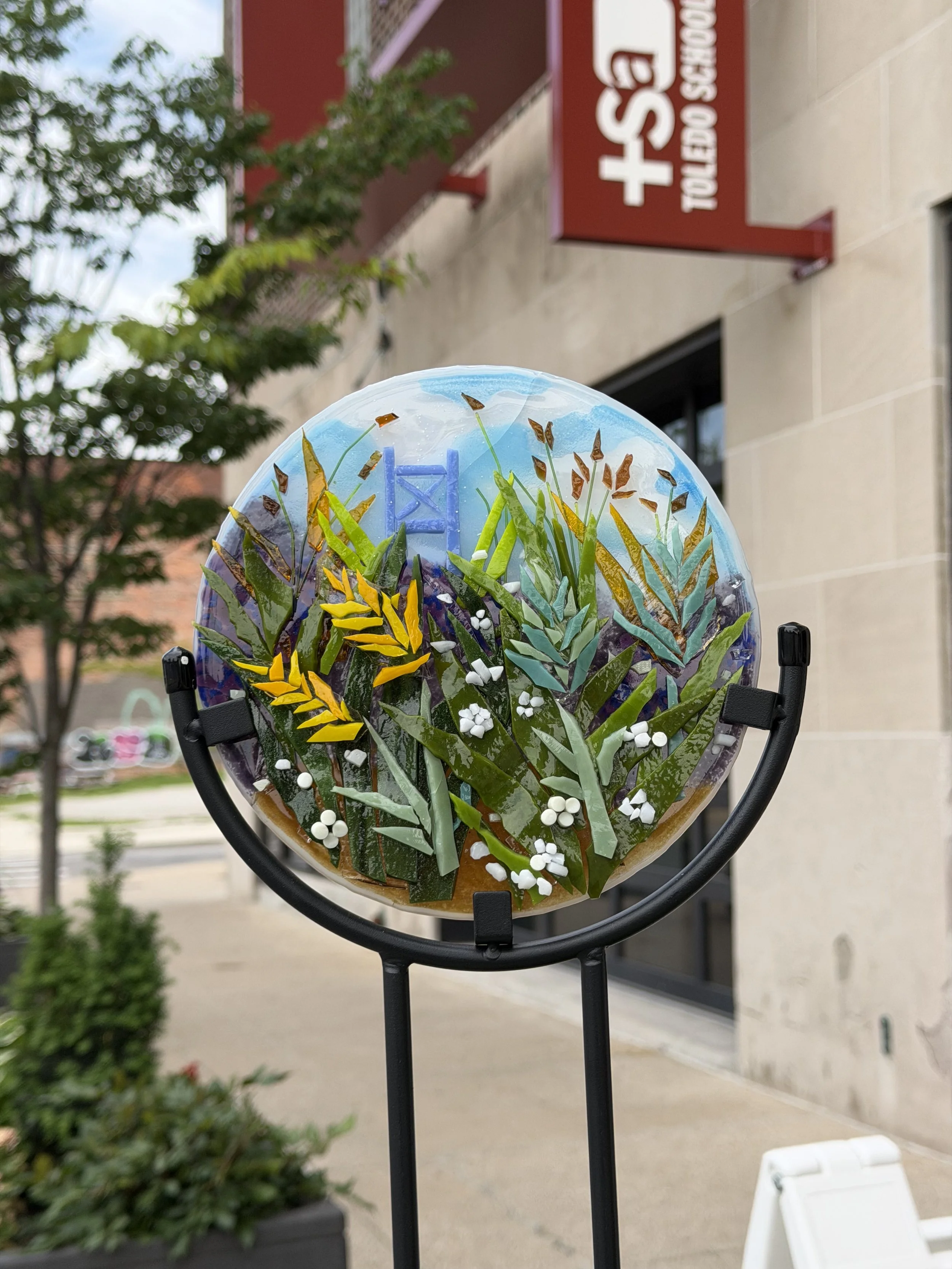 Glass Studio Session - Round Garden Stakes with Jules Webster: July 18 and 25 | 10-12pm