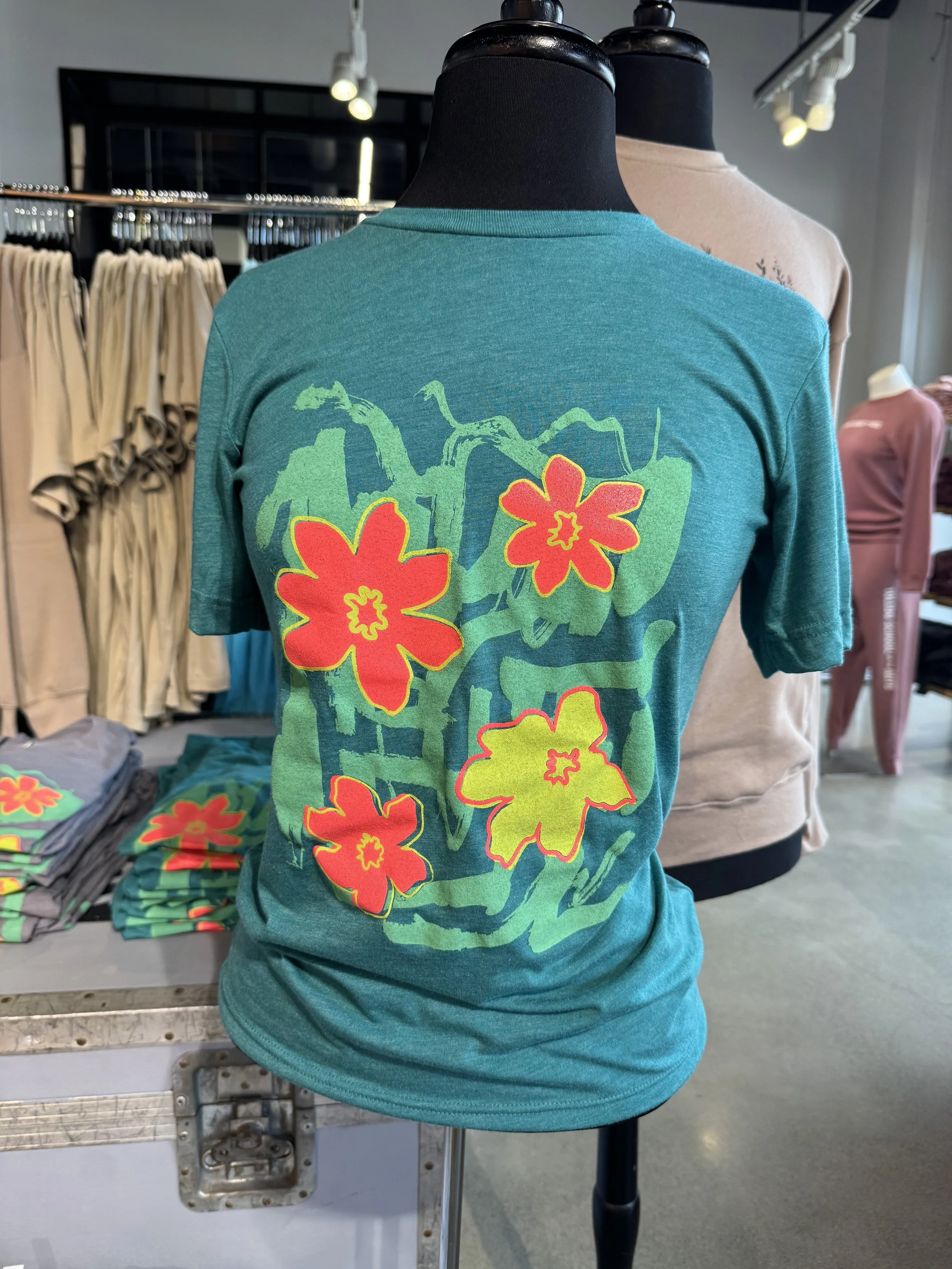 Where the Flowers Lead Tee by Allison Clements