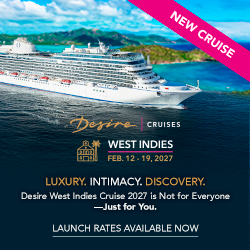 Desire West Indies Cruise 2027