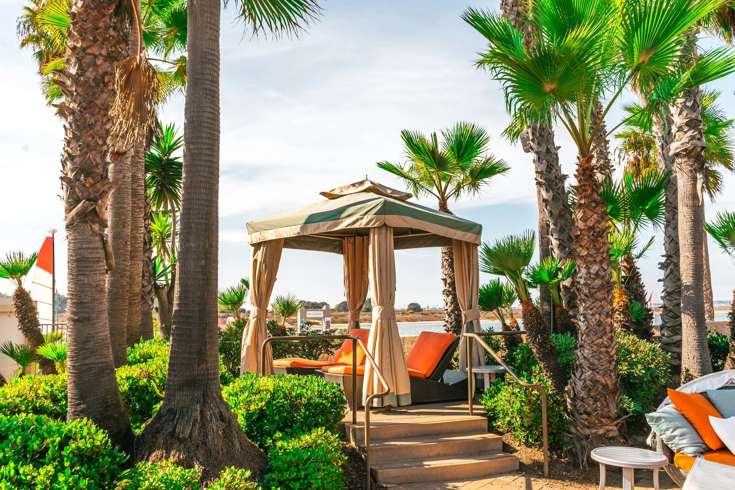 poolside cabana