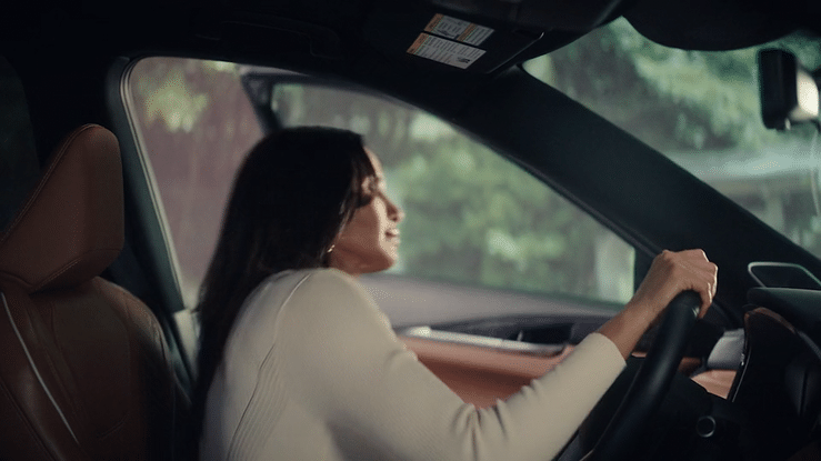 Infiniti SUV featured in Architectural Digest magazine.