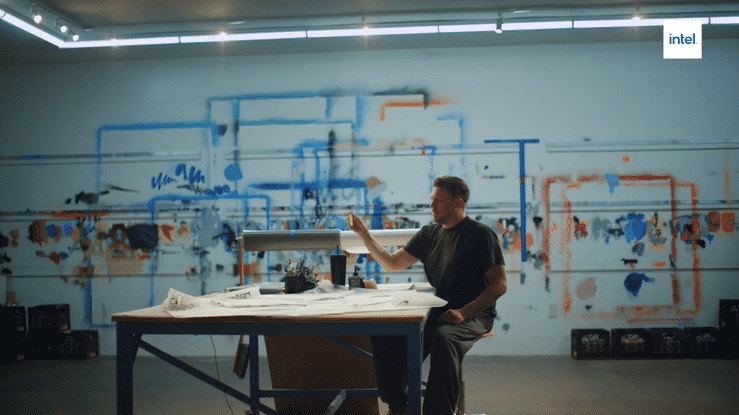 Captain America, Marvel, Intel ad