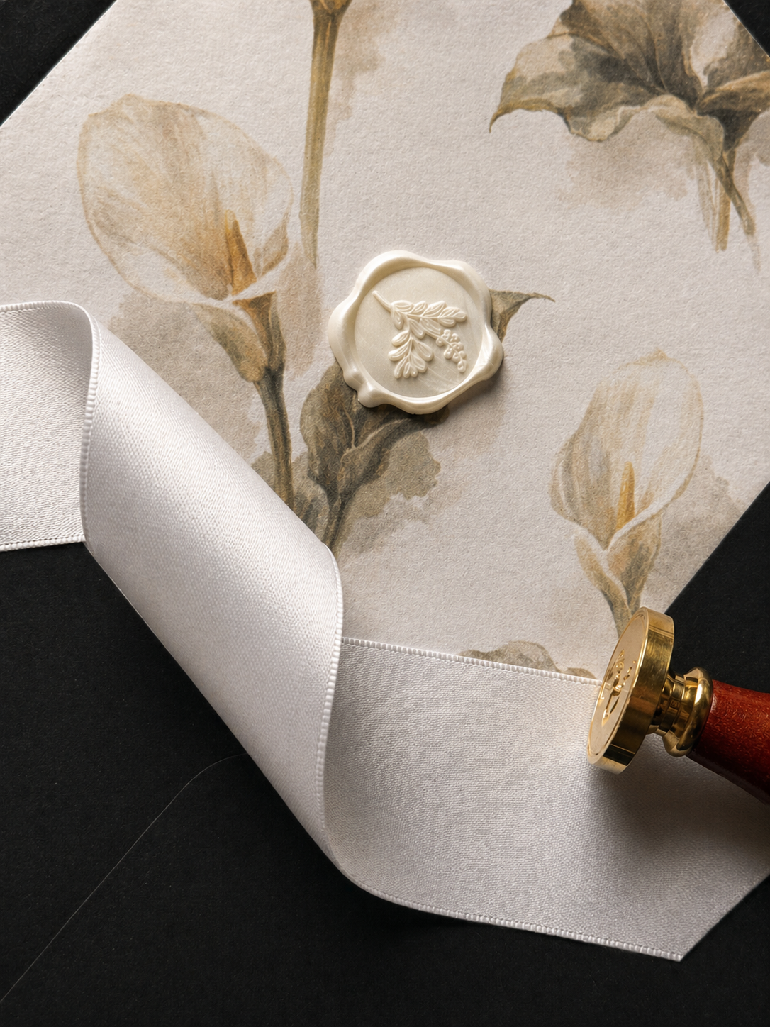 Invitation  calla Lilly 