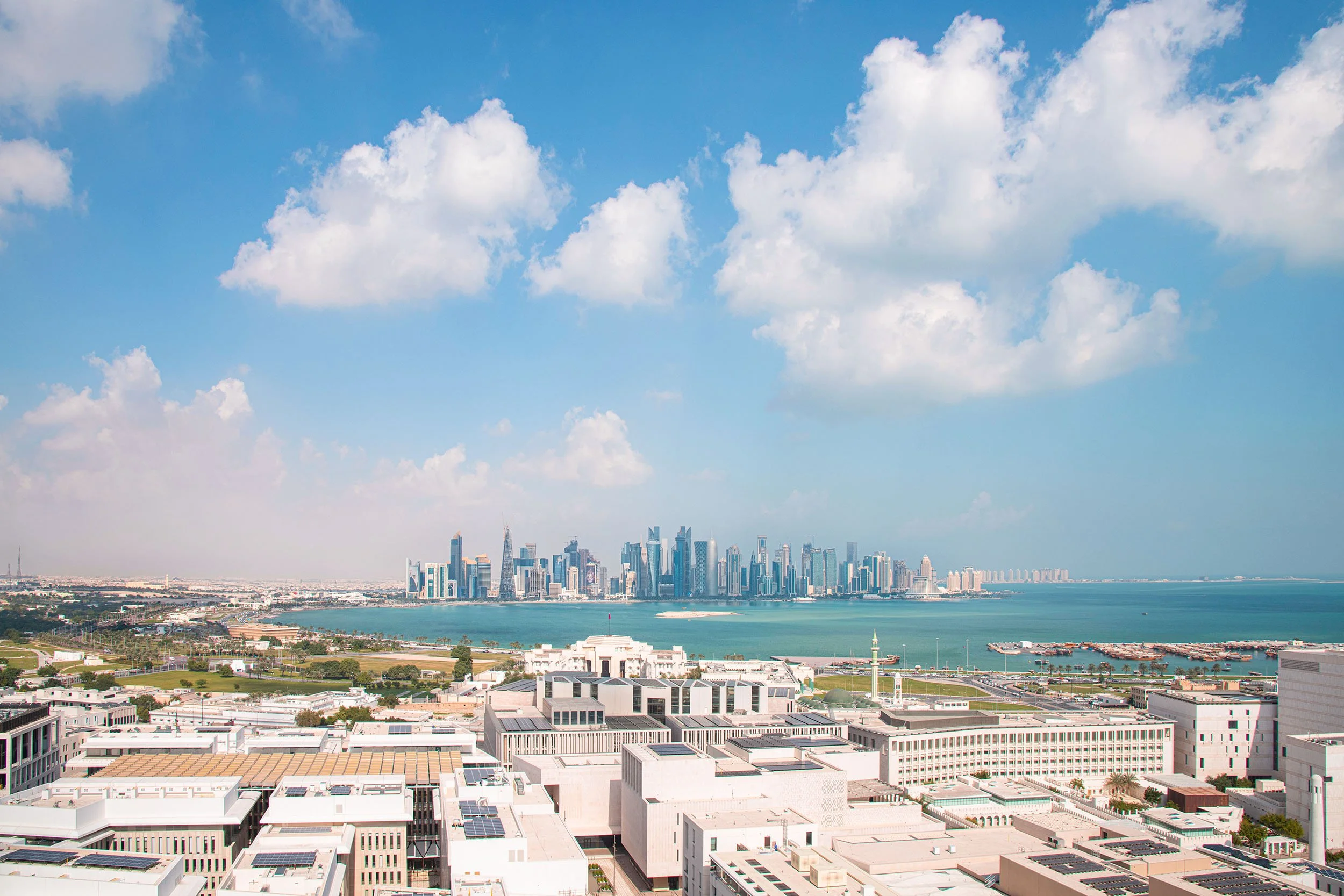 production services for filming in Qatar